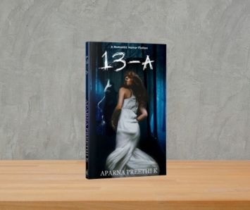 13-A, cover,  A Romantic Horror Fiction by Aparna Preethi. (Bestseller 2020), Damick Publications